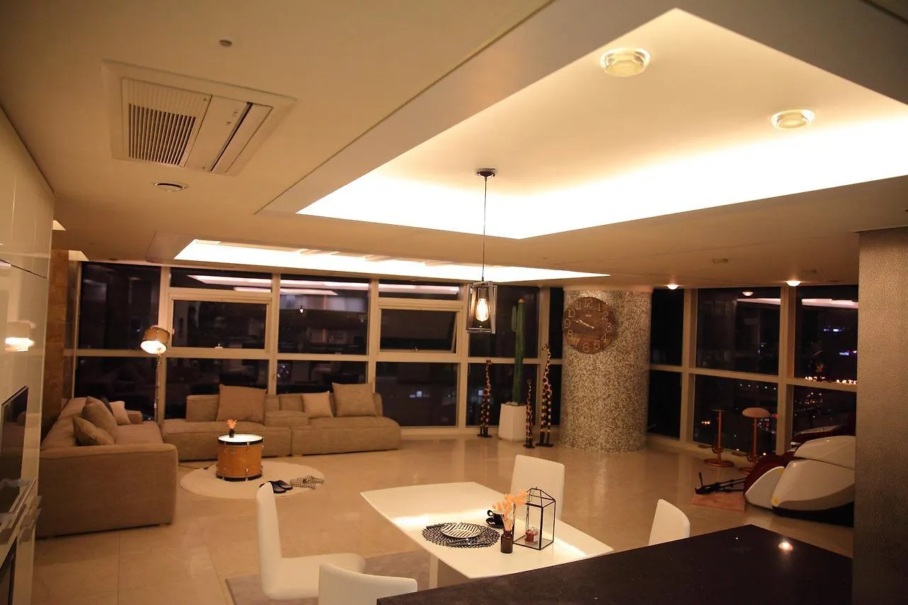 公寓 釜山 Haeundae Zenith Sky Penthouse酒店