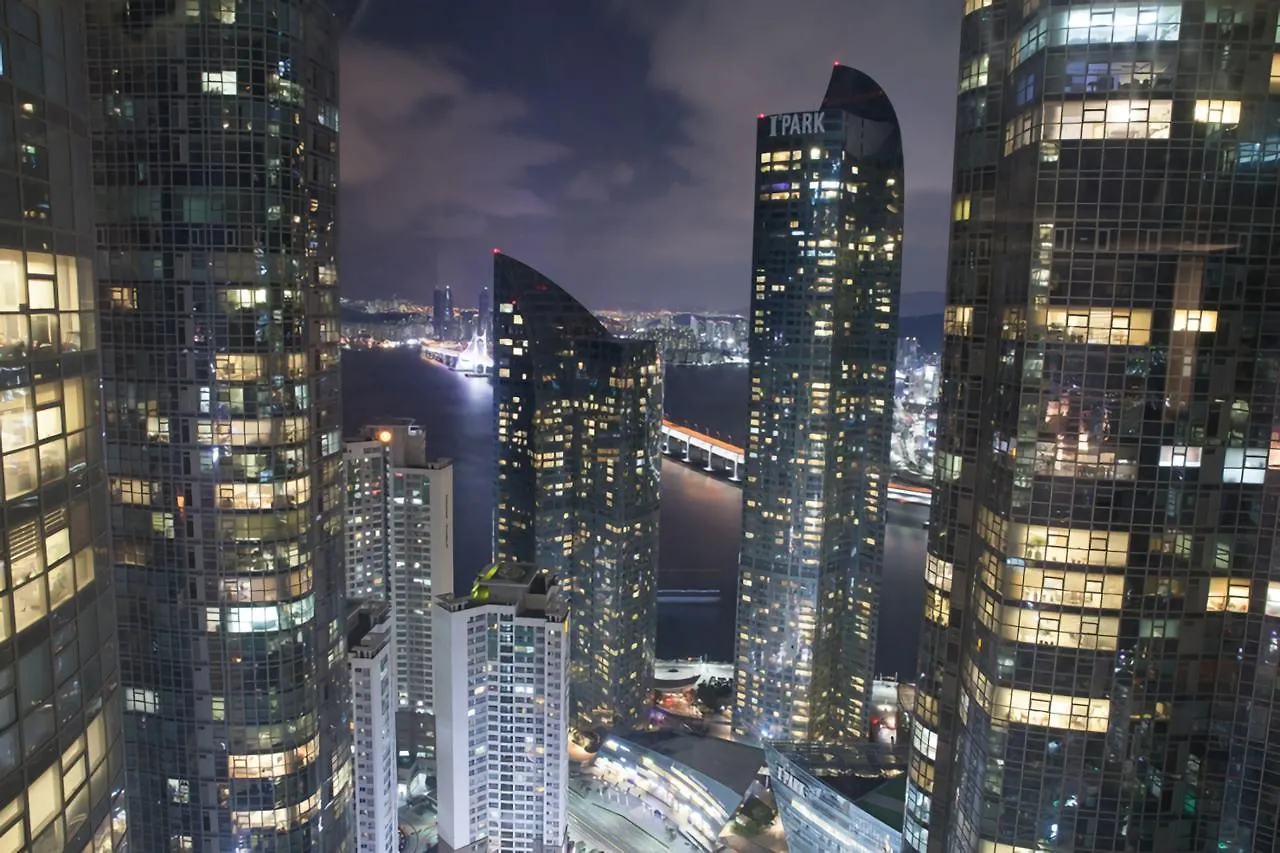 釜山 Haeundae Zenith Sky Penthouse酒店 公寓