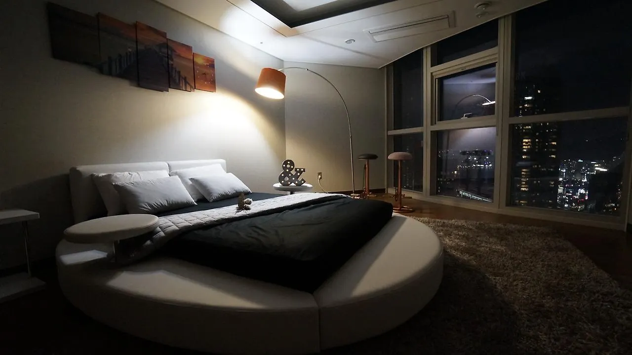 釜山 Haeundae Zenith Sky Penthouse酒店 公寓